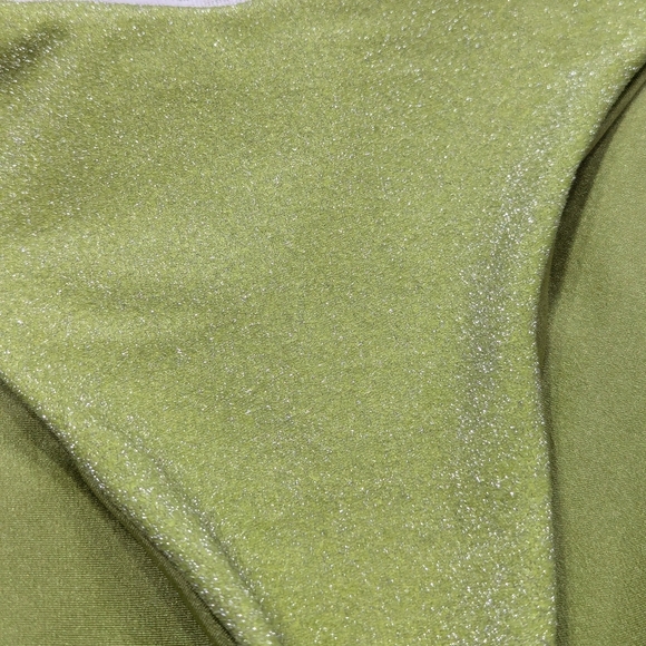 Berlook / new with tags / XS / Light Green Lurex Cut Out - Picture 2 of 3